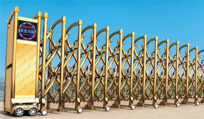 上(shàng)海(hǎi)高(gāo)檔钛金(jīn)不(bù)鏽鋼伸縮門(mén)